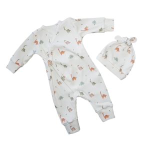 Boxpakje met muts dino's maat 50