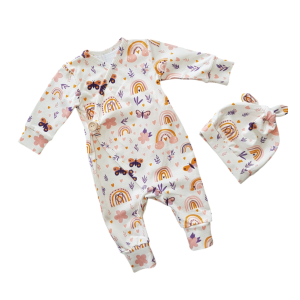 Boxpakje met muts vlinders maat 50