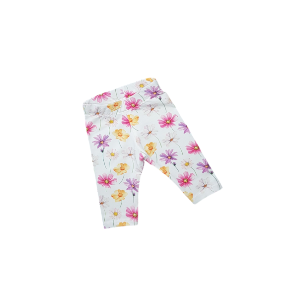 Legging kleurige bloemen maat 50