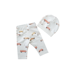 Legging met muts oldtimers crème maat 50