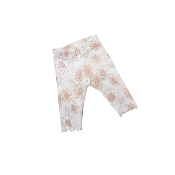 Legging zonnebloemen maat 50