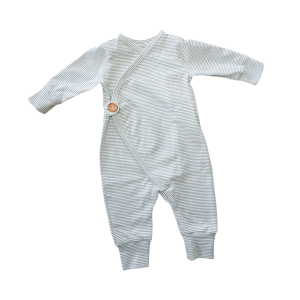 Boxpakje mintgroene streepjes maat 50